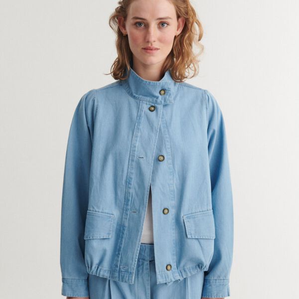 Cody Jacket, light wash, Basic Apparel
