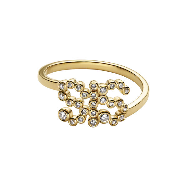 SIS Collet Ring, gold, Maria Black