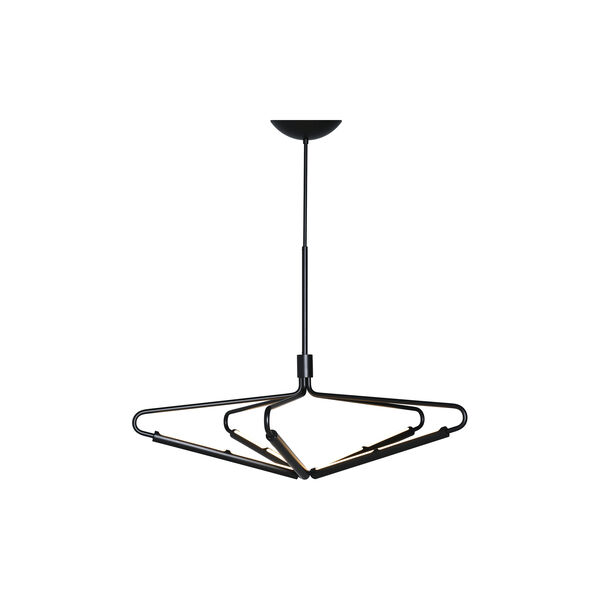Archangel 5 415 Wide Chandelier, black, Rubn