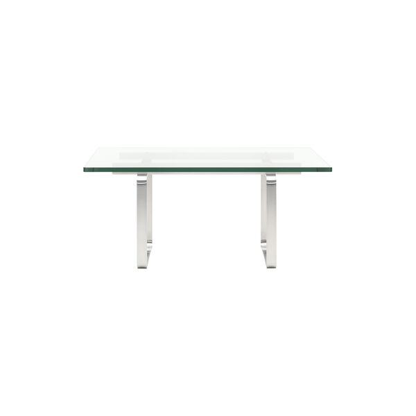 CH106 Coffe Table, clear/steel CH106 Coffe Table, clear/steel, Carl Hansen & Søn