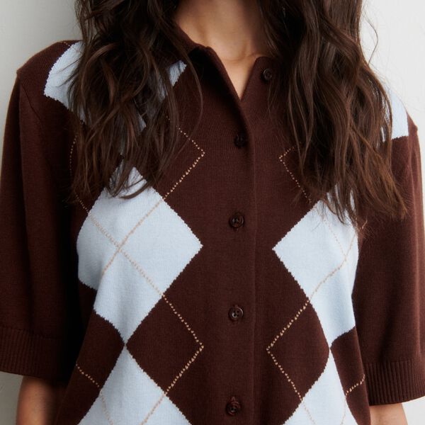 Shailene Knit Cardigan, demitasse, Second Female