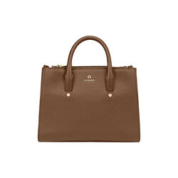 Ivy Handbag | Saddle Brown, Aigner