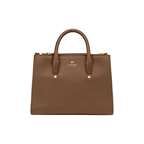 Ivy Handbag | Saddle Brown, Aigner
