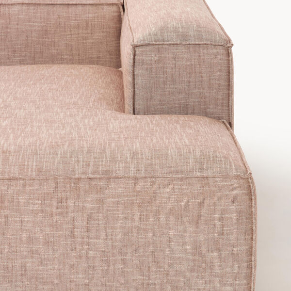 Lennon Modular Corner Sofa, linen blend rust, Westwing Collection