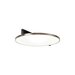 INLAY ROUND C3 Ceiling/Wall Light, matt black/satin gold, LIGHT-POINT