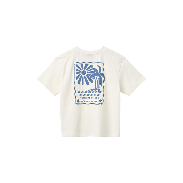 T-shirt S/S Benno, cloud, Wheat