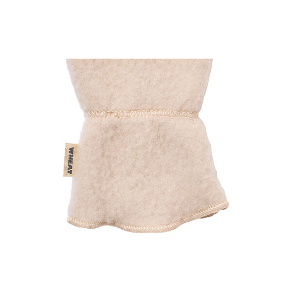 Wool Fleece Miitens Jay, pale lilac, Wheat