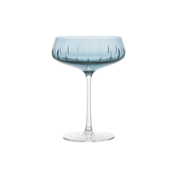 Champagne Coupe Single Cut, blue, Louise Roe