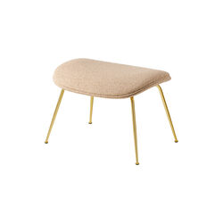 Beetle Ottoman Fully Upholstered, Around Bouclé 004/brass semi matt, GUBI