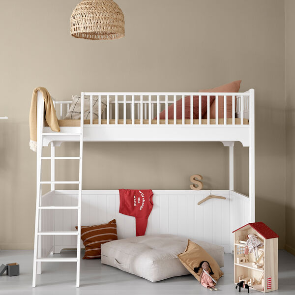 Seaside Classic Loft Bed 90x200 cm, Oliver Furniture