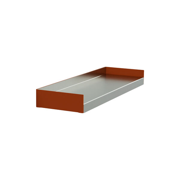 KOMPAKT Shelf | Medium | Orange/Aluminium, oursociety