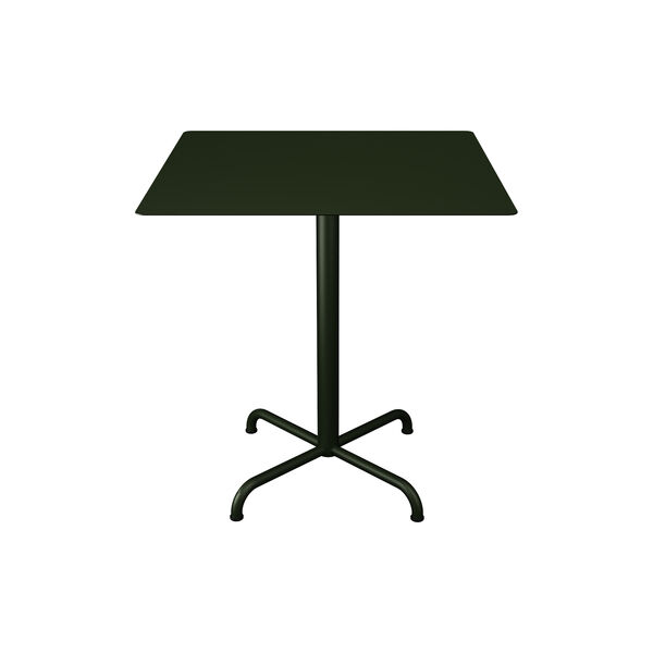 PICO Caf&eacute; Table with 4 Star Base 70x70, olive green, HOUE