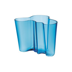 Alvar Aalto vase 16 cm, turquoise, Iittala