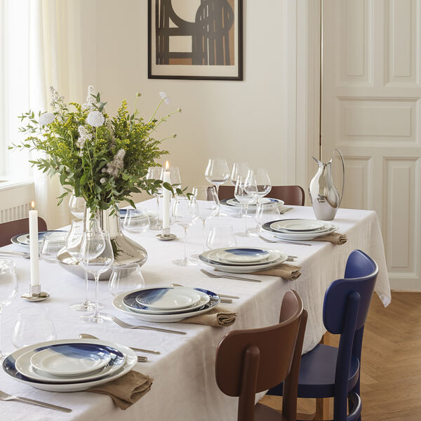 KOPPEL dinner plate 27 cm, shades of blue, Georg Jensen