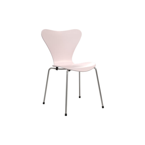 Series 7™ 7:14 AM Dining Chair, pink/chrome, Fritz Hansen