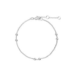 Camille bracelet, silver plated, Pure by Nat