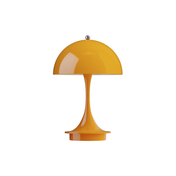 Panthella 160 Portable Table Lamp, opaque orange, Louis Poulsen