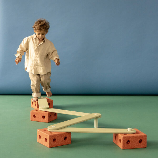 Balance Track, burnt orange/dusty green, MODU