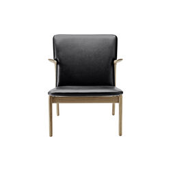 OW124 Beak Chair, oiled oak/black, Carl Hansen & Søn