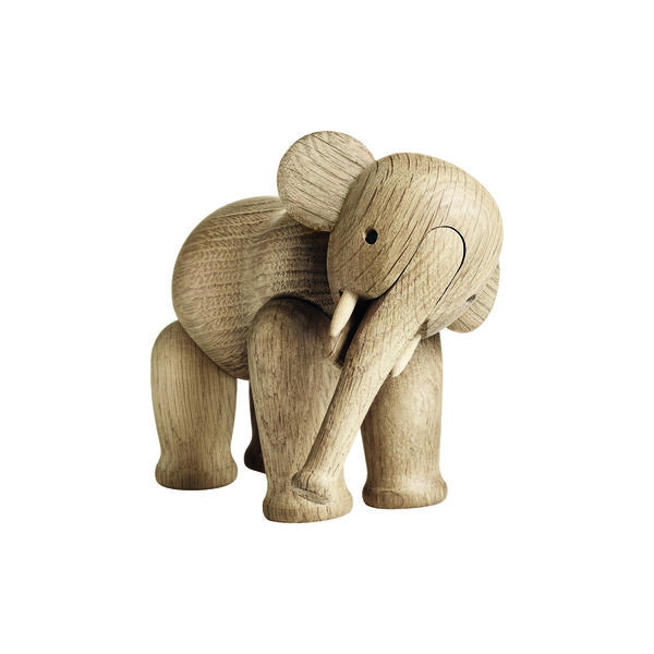 Elephant Small, oak Elephant Small, oak, Kay Bojesen Denmark