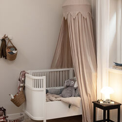 Wall-mounted Canopy Holder, classic white, Sebra