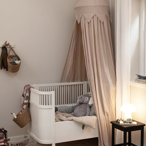 Wall-mounted Canopy Holder, classic white Wall-mounted Canopy Holder, classic white, Sebra