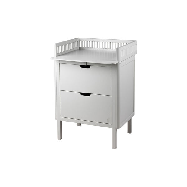 Sebra Changing Unit with Drawers, stone, Sebra