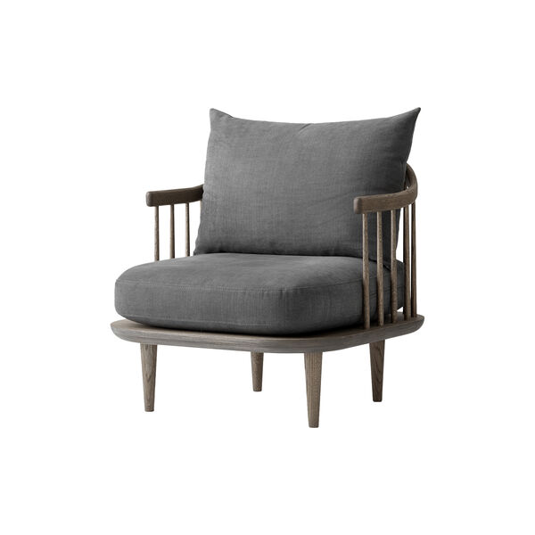 Fly SC10 Lounge Chair, Hot Madison 093/smoked oiled oak, &Tradition