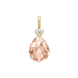 Ofelia Pendant, peach morganite, Julie Sandlau