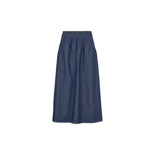 Bine Long Skirt, mid blue Bine Long Skirt, mid blue, Basic Apparel
