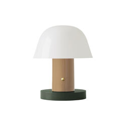 Setago JH27 Portable Table Lamp, nude/forest, &Tradition