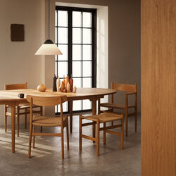 CH338 Dining Table incl. 1 x CH338I Extension Leaf, oiled oak, Carl Hansen & Søn