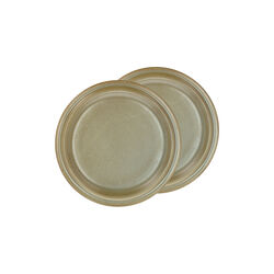 Evig Lunch Plate Ø 20 cm 2 pcs, brown, Villa Collection