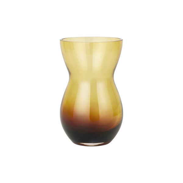 Calabas Duo Vase, burgundy/amber Calabas Duo Vase, burgundy/amber, Holmegaard