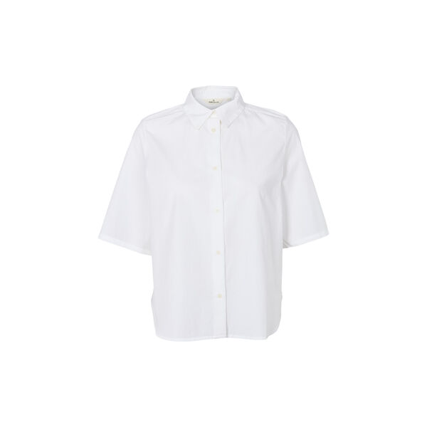 Silje SS Shirt, bright white, Basic Apparel
