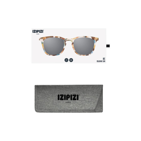 #E READING SUN Sunglasses, blue tortoise, IZIPIZI
