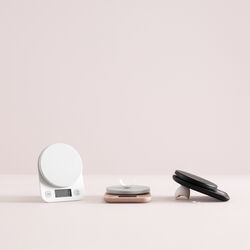 FOODIE kitchen scale, black, RIG-TIG