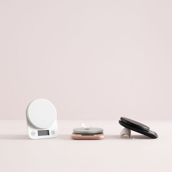 FOODIE kitchen scale, black FOODIE kitchen scale, black, RIG-TIG