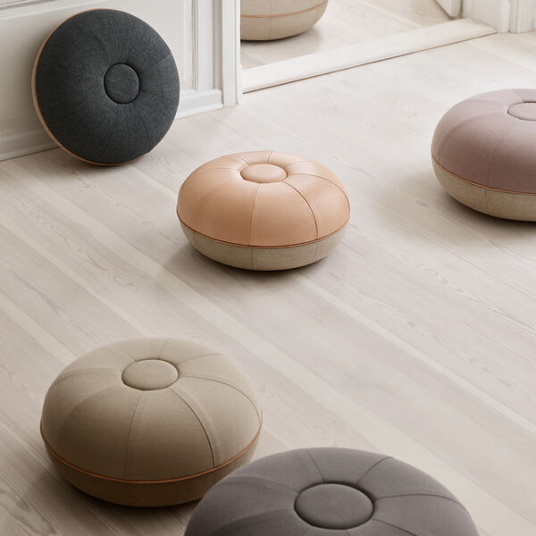 Pouf, grey, Fritz Hansen