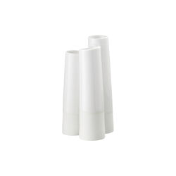 Tube Vase, white, Ditte Fischer Copenhagen