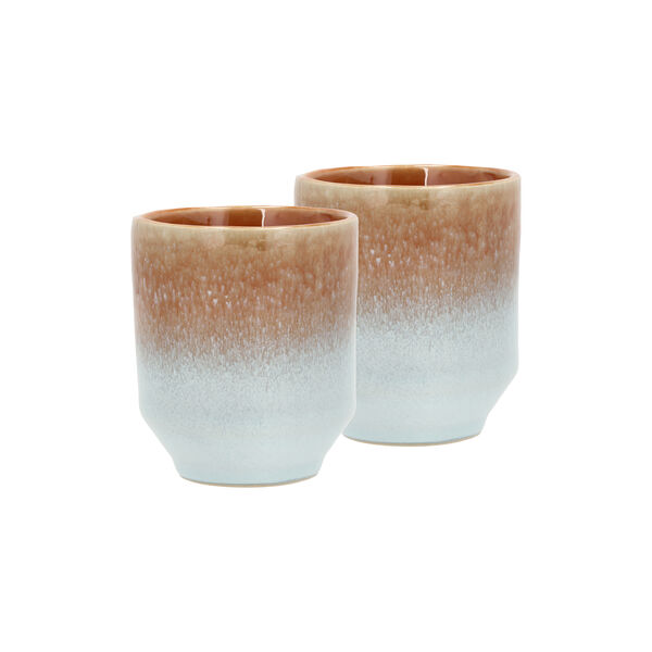 Styles Mug 2 pcs, blue/amber, Villa Collection