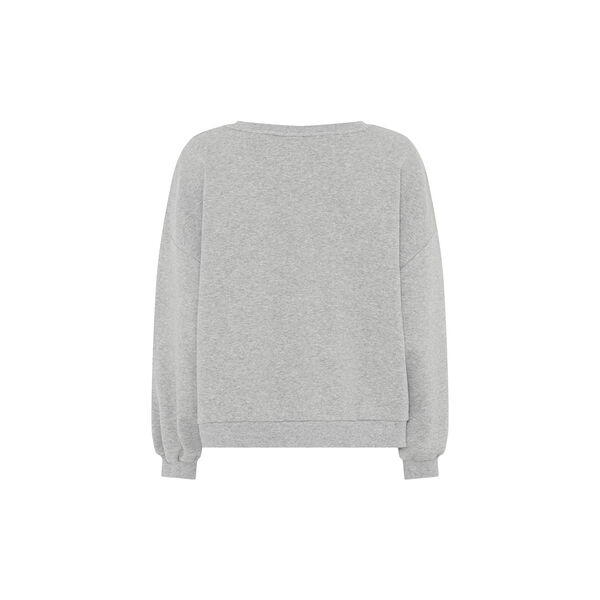 Henriette Sweatshirt, grey melange, LA RŌUGE