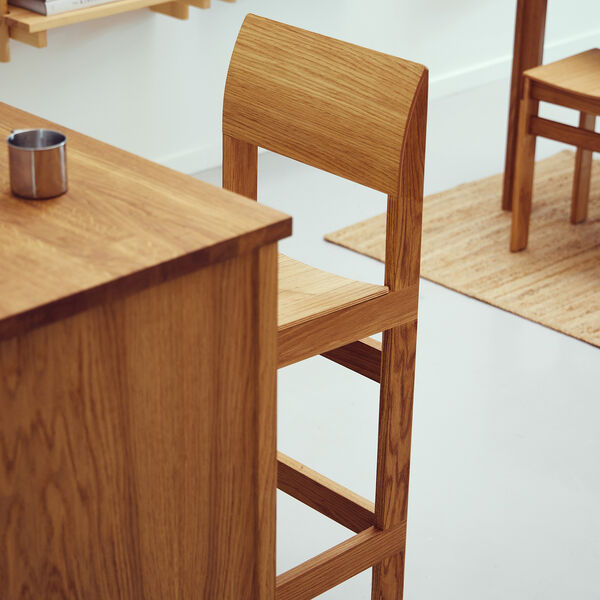 Sonder Bar Chair 65, oiled oak, Form & Refine