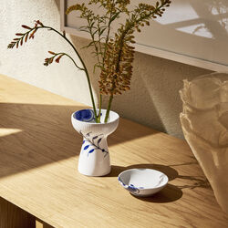 Blue Fluted Mega Vase 11 cm, Royal Copenhagen