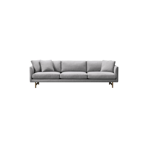 5523 Calmo 80 3-seater Sofa, grey/smoked oak 5523 Calmo 80 3-seater Sofa, grey/smoked oak, Fredericia Furniture