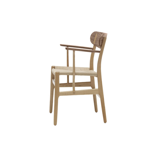 CH26 Dining Chair, oiled oak/oiled walnut/natural, Carl Hansen & Søn
