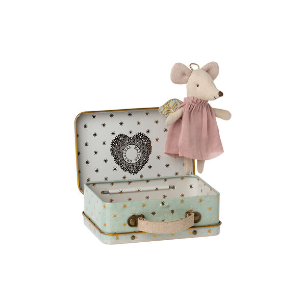Angel&nbsp;Mouse&nbsp;in&nbsp;Suitcase, Maileg