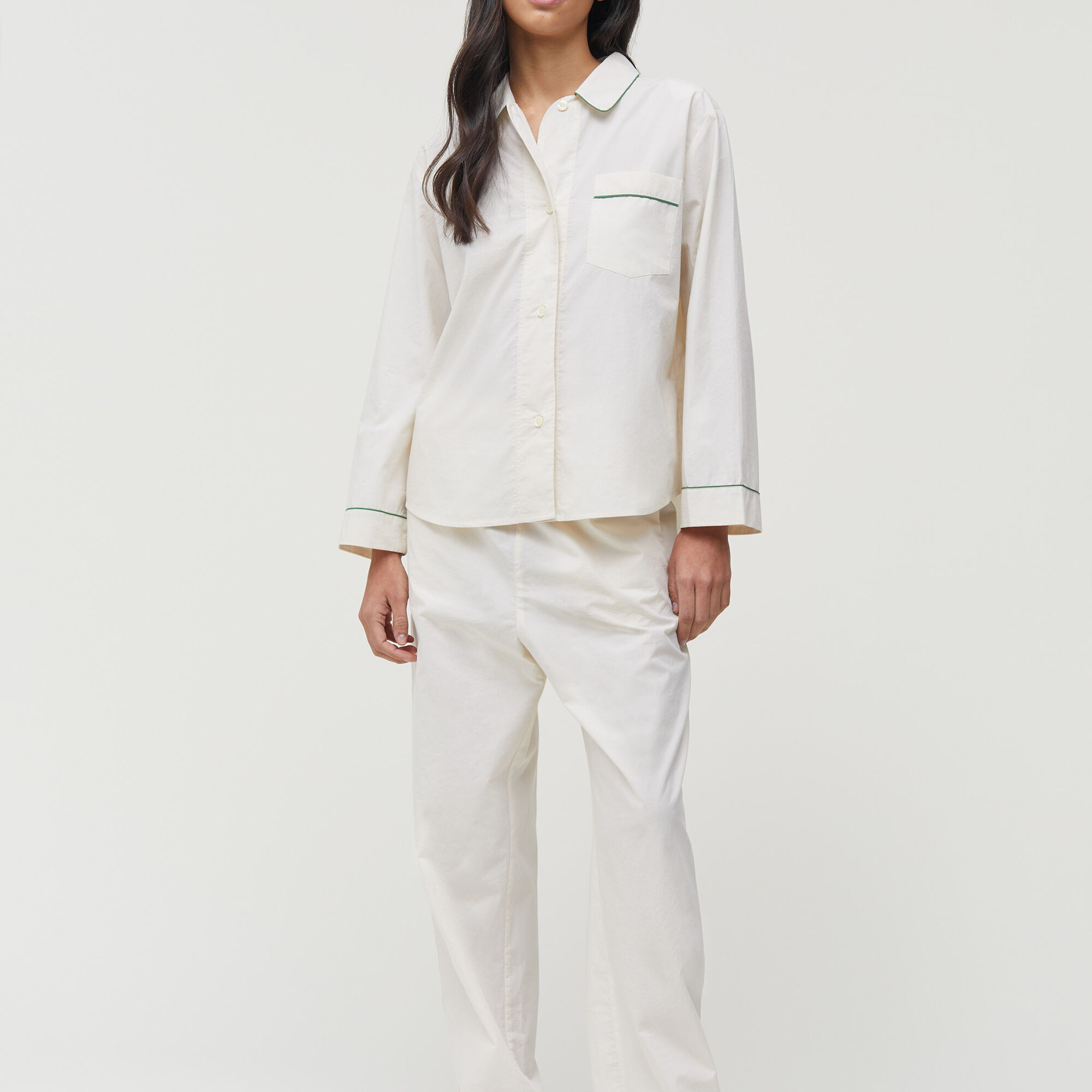 Aiayu hot sale pyjamas poplin