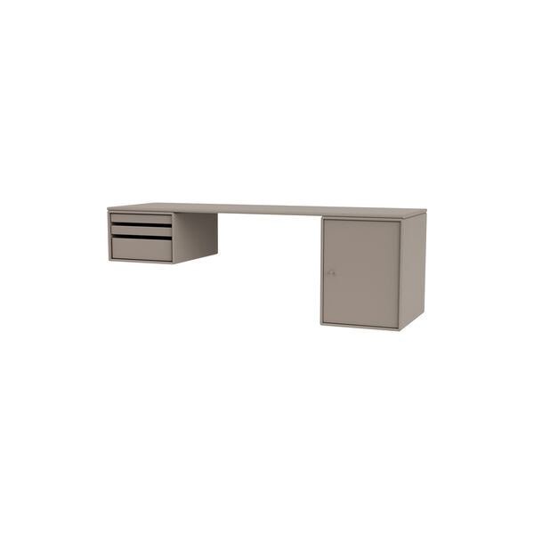 WORKSHOP Work Desk, 141 truffle, Montana Furniture