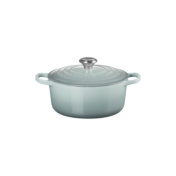 Signature round cast iron pot &Oslash; 24 cm, sea salt, Le Creuset